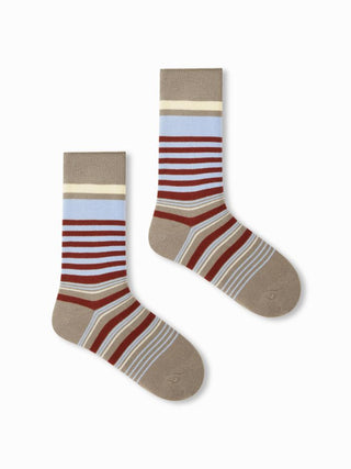 STRIPED CREW SOCKS