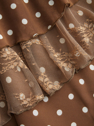 Chiffon High Rise Leopard Print Layered Maxi Skirt