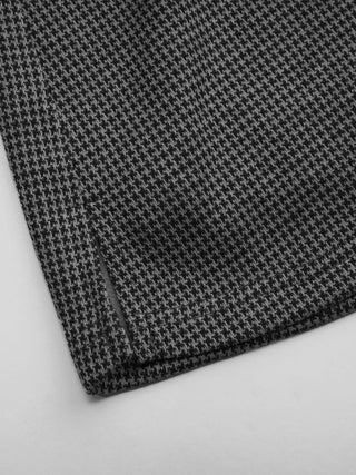 Jacquard Houndstooth Low Rise Split Mini Skort