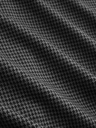 Jacquard Houndstooth Low Rise Split Mini Skort