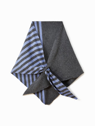 STRIPD TWO-TONE SHAWL