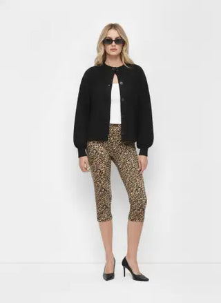 Polka Dot Stretch Capri