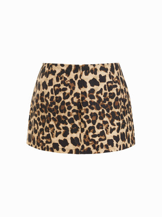 Cotton Low Rise Split Skort