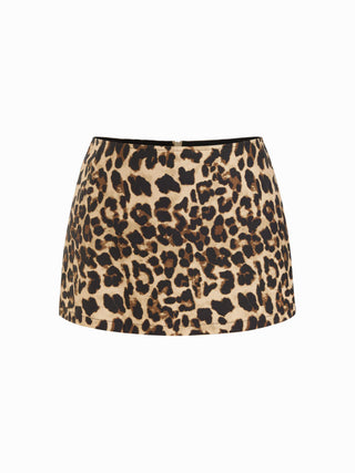 Cotton Low Rise Split Skort