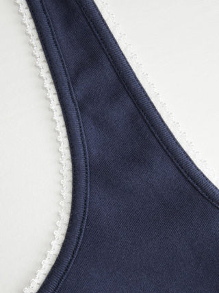 Cotton-blend Halter Neck Ruched Front Cami Top