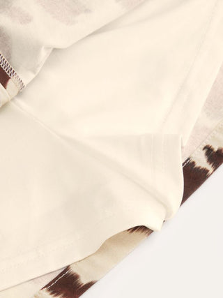 Cotton Low Rise Split Skort
