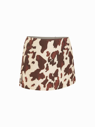 Cotton Low Rise Split Skort