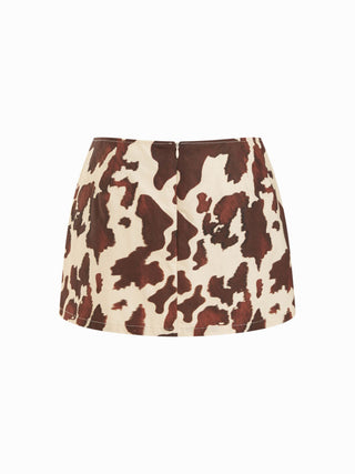 Cotton Low Rise Split Skort