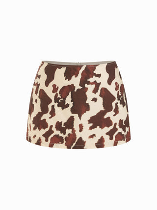 Cotton Low Rise Split Skort