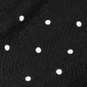 Cotton-blend Boat Neck Polka Dot Bowknot Midi Dress
