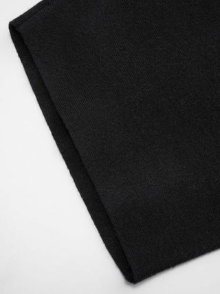 Knit Fabric Knit Boat Neck Asymmetrical Hem Spilt Batwing Sleeve Top  For Daily Casual Work