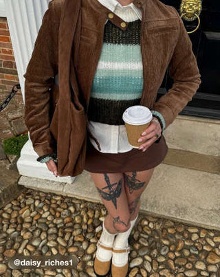 Cotton Low Rise Split Skort