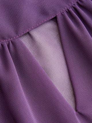 Cowl Neck Oversized Blouse Longline