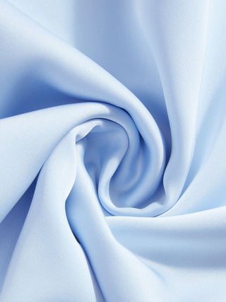 Satin High Neck Cape Sleeve Maxi Dress