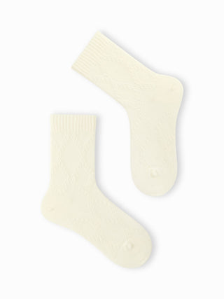 2 PAIRS ARGYLE KNITTED CREW SOCKS