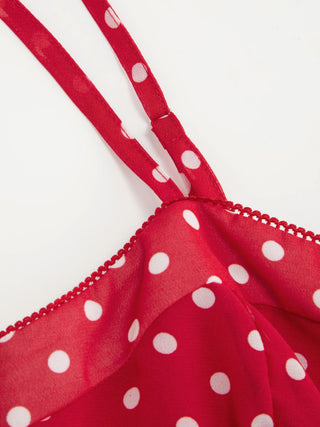 Square Neck Leopard Bowknot Cami Top