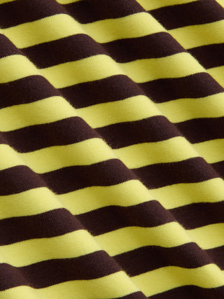 Cotton-blend Stripe Oversized Tee