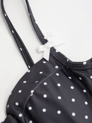 Sweetheart Polka Dot Underwire Cheeky Bikini Set