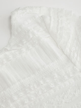 Lace Boat Neck Knotted Backless Bell Sleeve Mini Dress