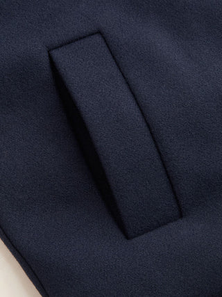 Wool-look High Neck Double Breasted Oversized Jacket