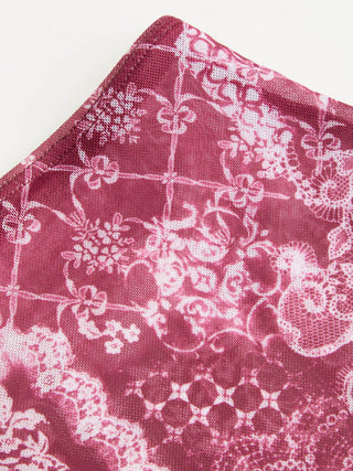 Halter Neckline Paisley Triangle Bikini Set With Ruffle Cover Up Skirt