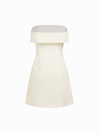 Satin Satin Floral Strapless A-line Mini Dress For Daily Casual Vacation