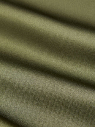 Satin Strapless Tie Back Maxi Dress