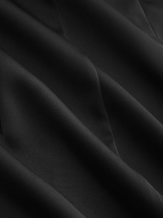 Satin V-neck Ruched Knotted Tie Back Mini Dress