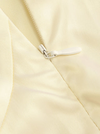 Satin Asymmetrical Neck Backless Maxi Dress