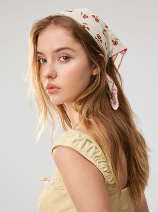 CHERRY PATTERN HEADSCARF