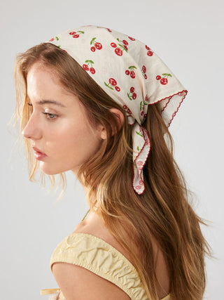 CHERRY PATTERN HEADSCARF
