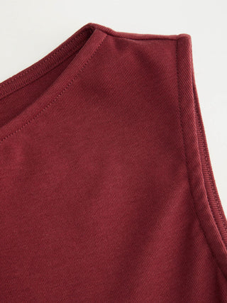 High Stretch Boat Neck Lace Panel Crop Top