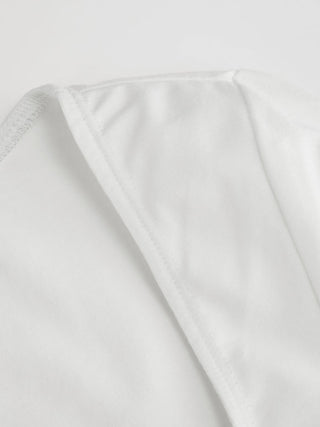 Cotton-blend Scoop Neckline Short Sleeve Tee