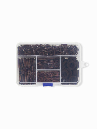 ELASTIC HAIR BAND & WAVY U-SHAPED HAIR CLIP SET For Daily Casual