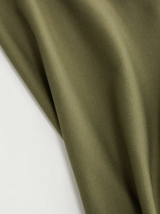 Halter Neckline O-Ring Ruched Draped Top