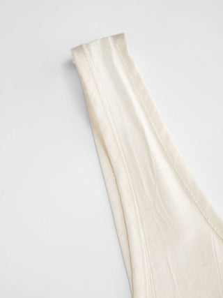 Oversized Square Neckline Lace Trim Mini Nightdress