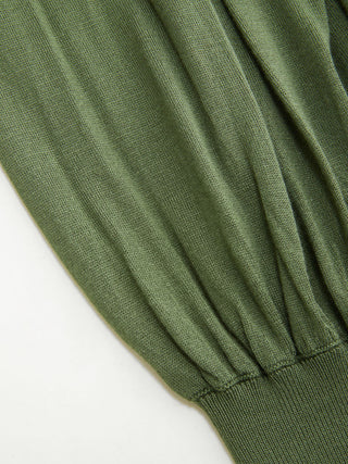 Knit Fabric Knit High Stretch Round Neckline Drawstring Top For Daily Casual Date