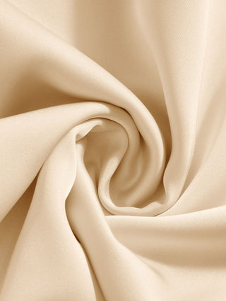 Satin High Neck Cape Sleeve Maxi Dress