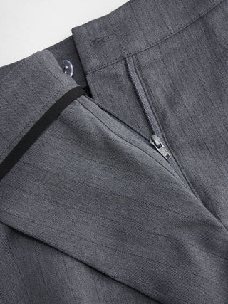 Solid Mid Rise Bermuda Shorts