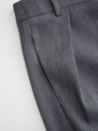 Solid Mid Rise Bermuda Shorts