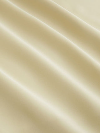Satin V-neck Twist Knotted Flared Maxi Dress