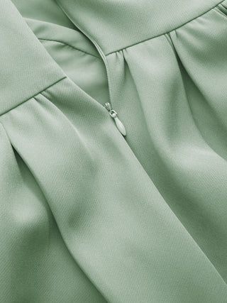 Sculptural Boat Neck Cut Out Backless Ruffle Maxi Dress