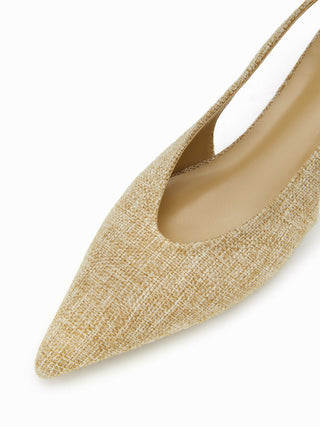 POINTED TOE SLINGBACK KITTEN HEELS For Date Party/Clubbing Wedding