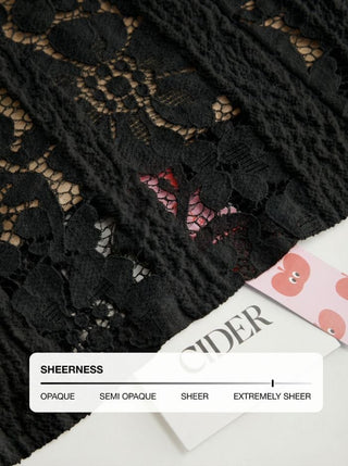 Lace Sculptural Off-Shoulder Knotted Flared Maxi Dress