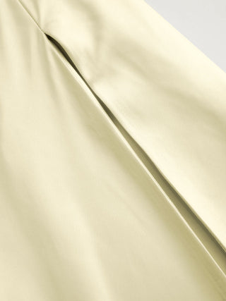 Satin Halter Neck Wrap High Rise Mermaid Maxi Dress