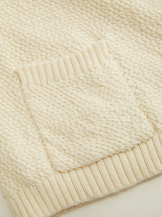 Knit Asymmetrical Neck Button Split Short Sleeve Top