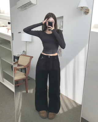 CROP WARMER TEE (3color)