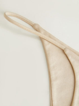 Cotton-Blend Low Rise Thong