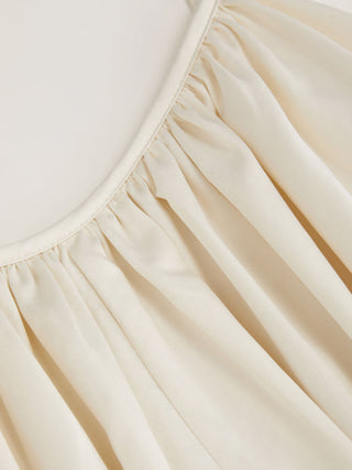 Lace Panel Mid Rise Bloomer Jumpsuit