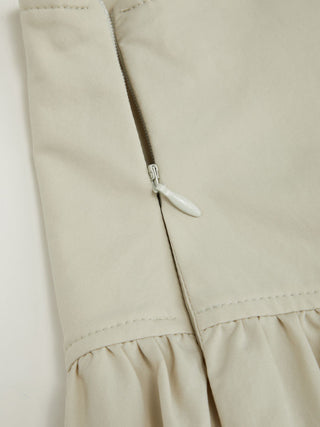 Low Rise Ruched Flared Maxi Skirt